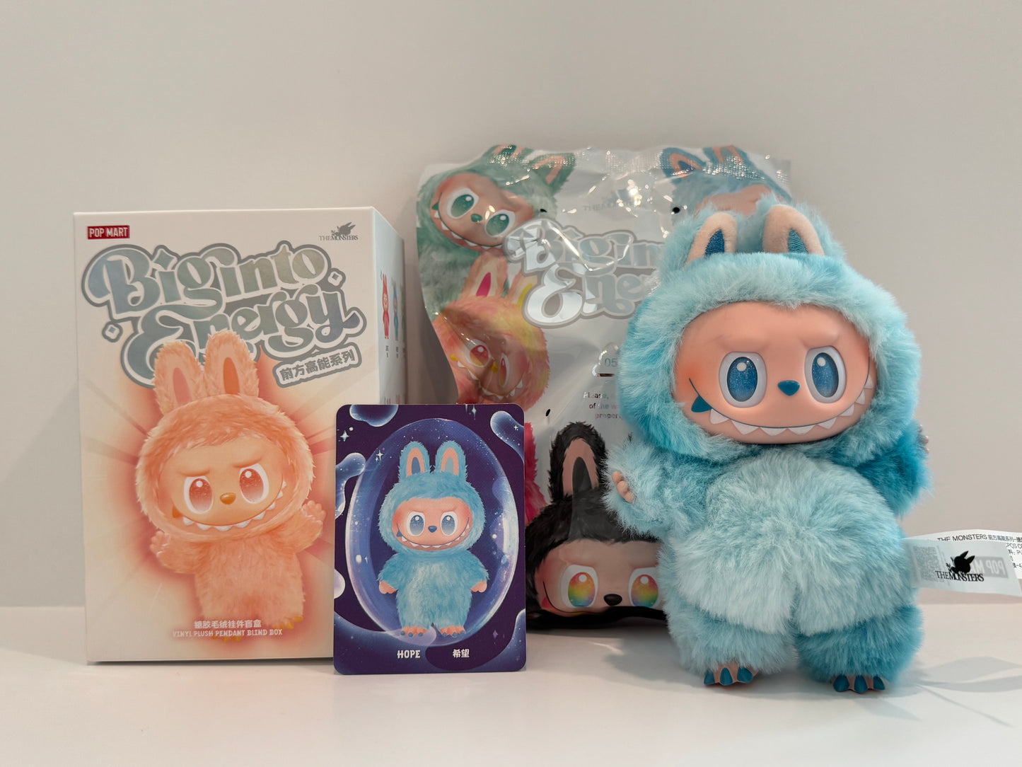 Hope - Big Into Energy V3 Labubu (Sealed Bag, Resealed Box)