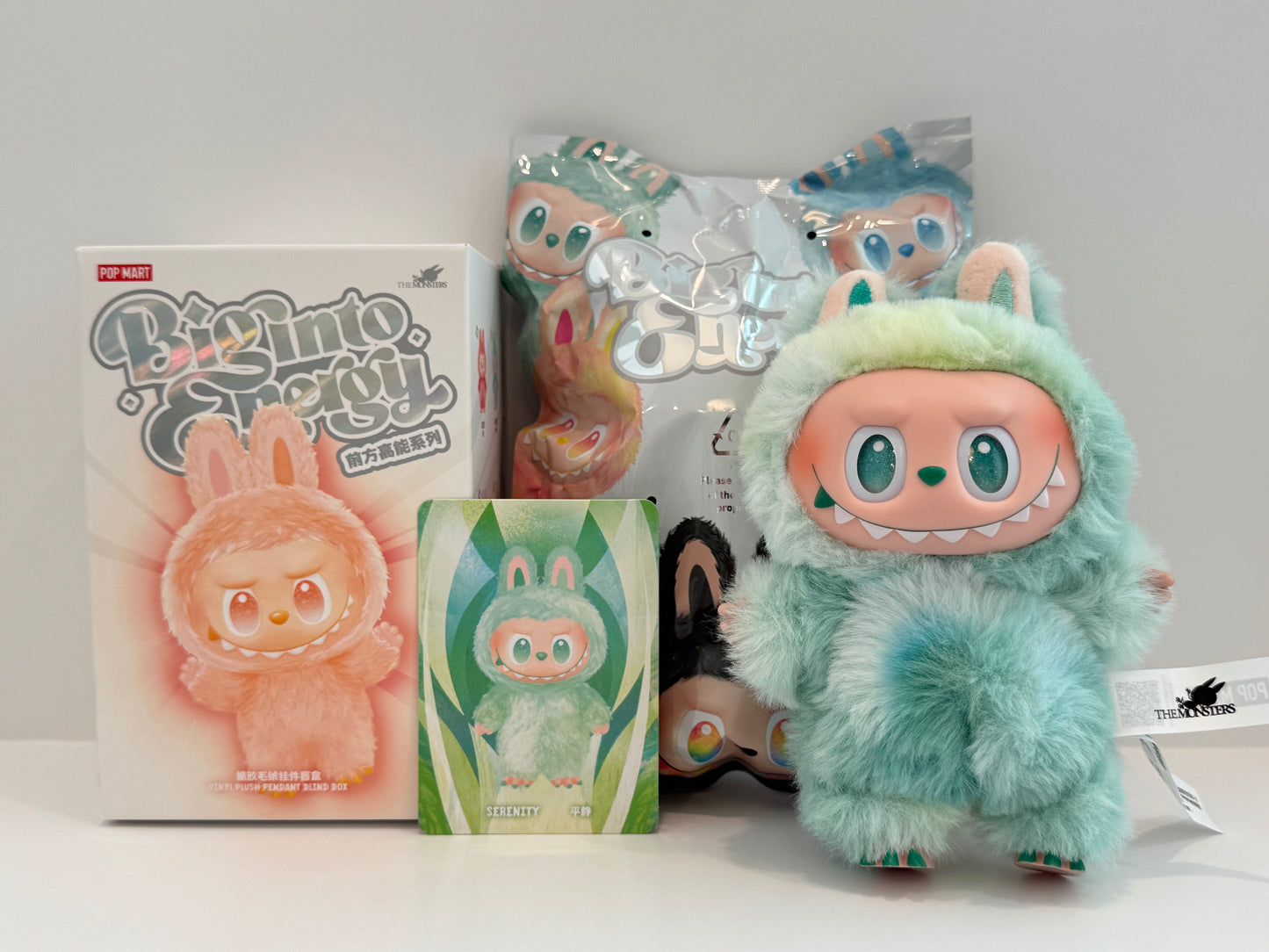 Serenity - Big Into Energy V3 Labubu (Sealed Bag, Resealed Box)