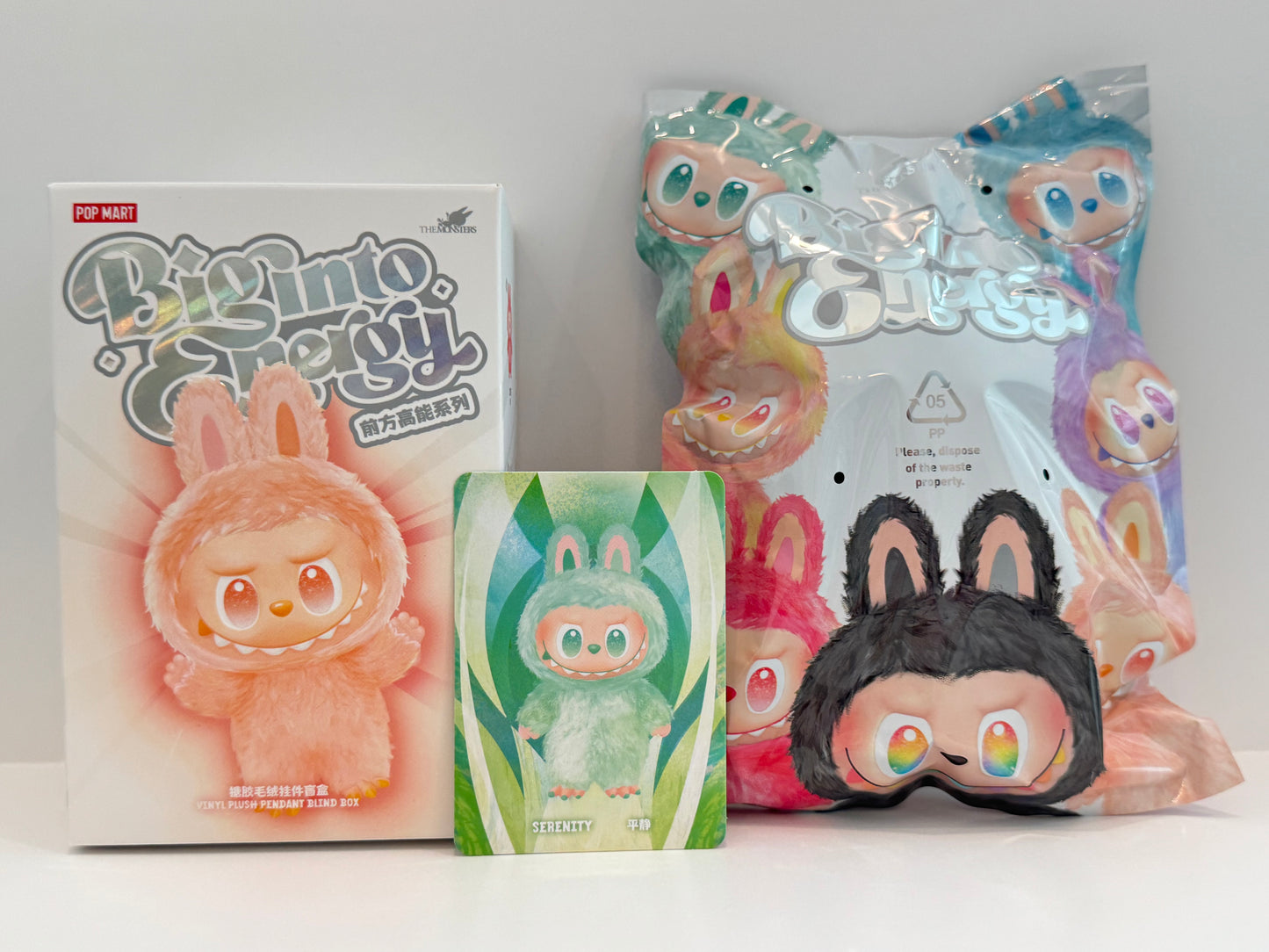 Serenity - Big Into Energy V3 Labubu (Sealed Bag, Resealed Box)
